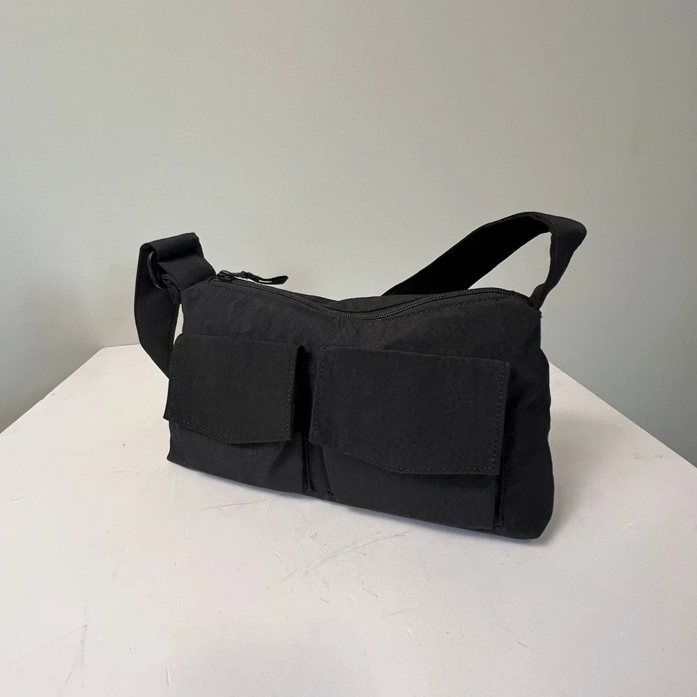 Levi's Crossbody Bag Unisex OS Black Utility Cargo Shoulder Bag Streetwear